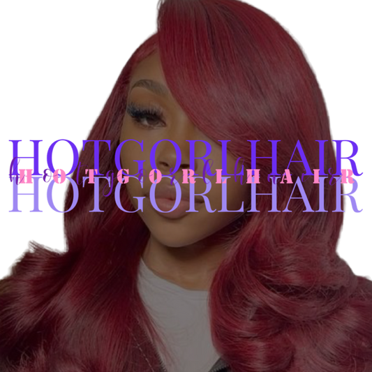 Ruby Red Wig